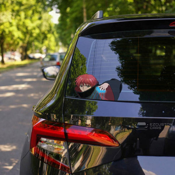 Akatsuki Car Accessories Anime Car Sticker Sasori Akatsuki - EzCustomcar - 1