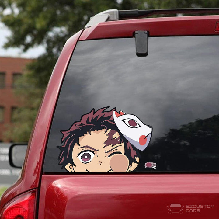 Demon Slayer Car Accessories Anime Car Sticker Tanjiro Kamado - EzCustomcar - 3