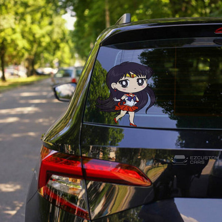Sailor Moon Car Accessories Anime Car Sticker Sailor Mars - EzCustomcar - 1
