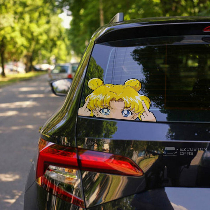 Sailor Moon Car Accessories Anime Car Sticker Sailor Moon - EzCustomcar - 3