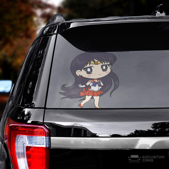 Sailor Moon Car Accessories Anime Car Sticker Sailor Mars - EzCustomcar - 3