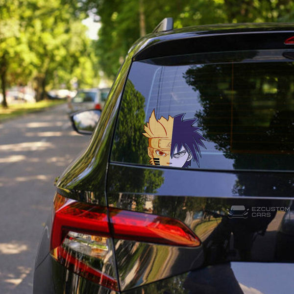 Naruto Car Accessories Anime Car Sticker Naruto x Sasuke gifts for fans - EzCustomcar - 1