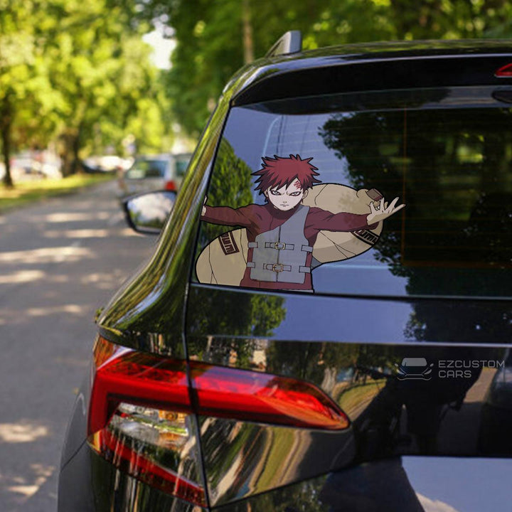 Naruto Car Accessories Anime Car Sticker Gaara - EzCustomcar - 1