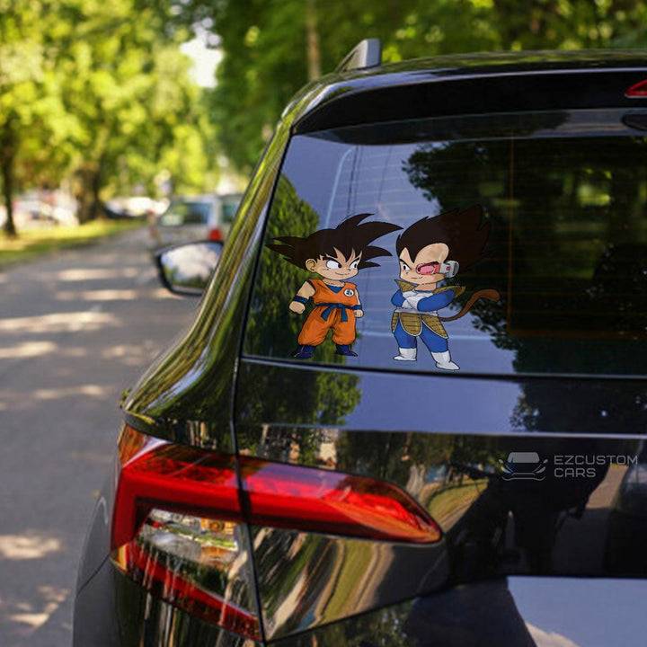 Dragon Ball Z Car Accessories Anime Car Sticker Son Goku x Son Vegeta - EzCustomcar - 1