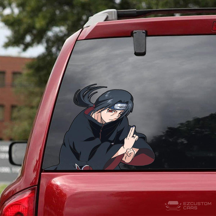 Akatsuki Car Accessories Anime Car Sticker Itachi Uchiha Akatsuki - EzCustomcar - 3
