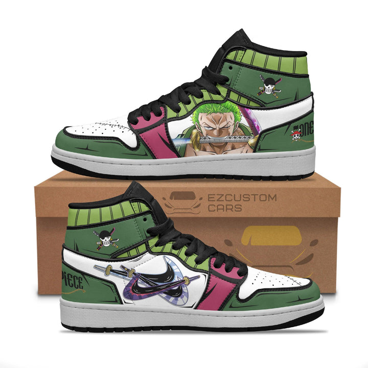 Luffy x Zoro Shoes Custom One Piece Sneakers - EzCustomcar - 1