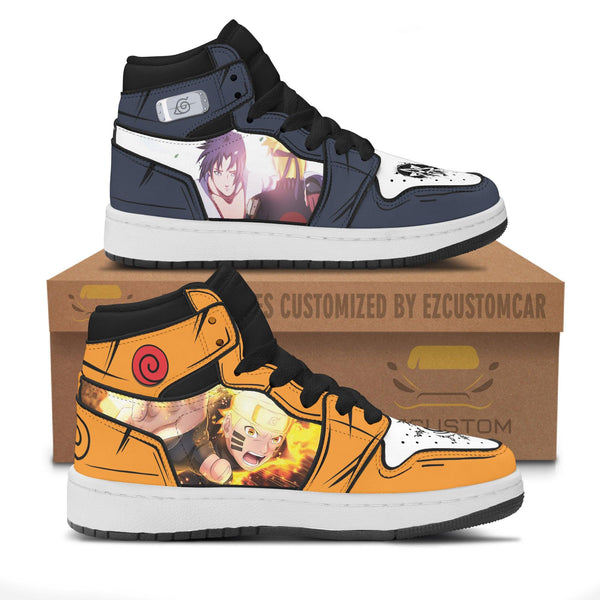 Naruto And Sasuke Shoes Naruto Kid Shoes - EzCustomcar - 1