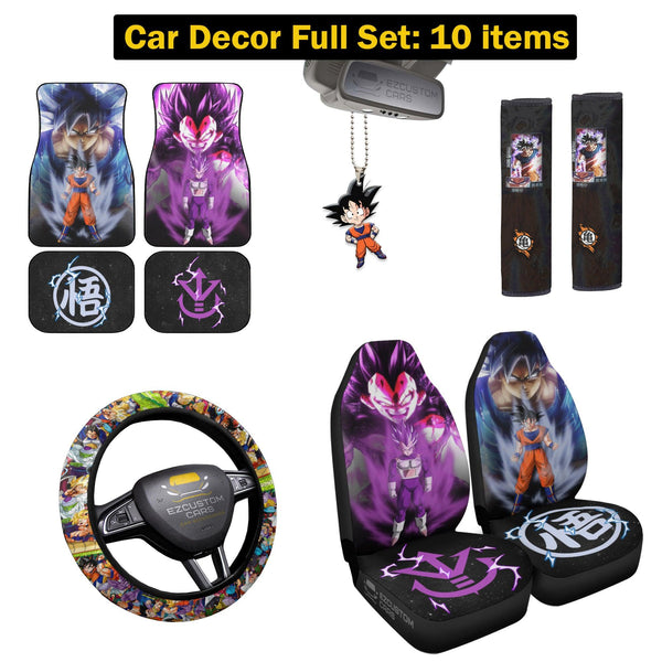 Vegeta x Goku Bundle Car Interior Decoration Accessories - EzCustomcar - 1