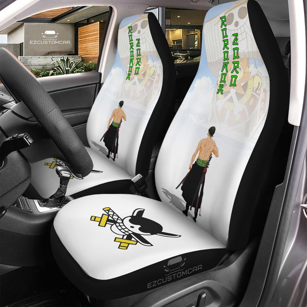Monkey D Luffy Gear 5 Car Seat Covers - White - EzCustomcar - 1