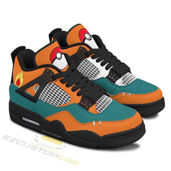 Charizard J4 Sneakers - Personalized Pokemon custom anime shoes - EzCustomcar - 1