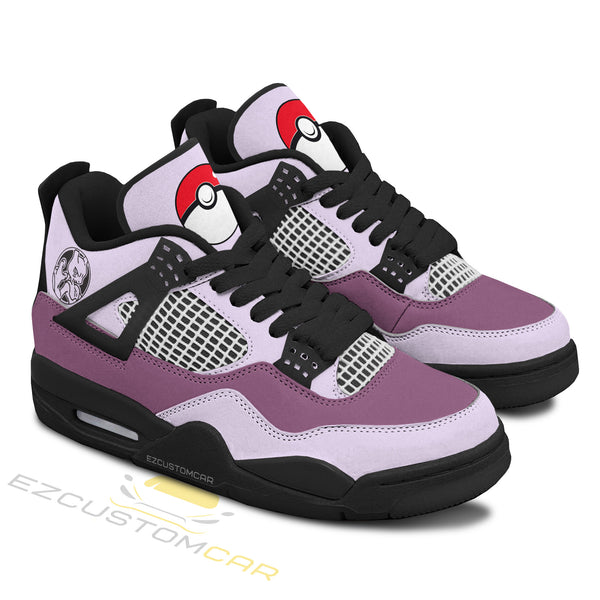Mewtwo J4 Sneakers - Personalized Pokemon custom anime shoes - EzCustomcar - 1