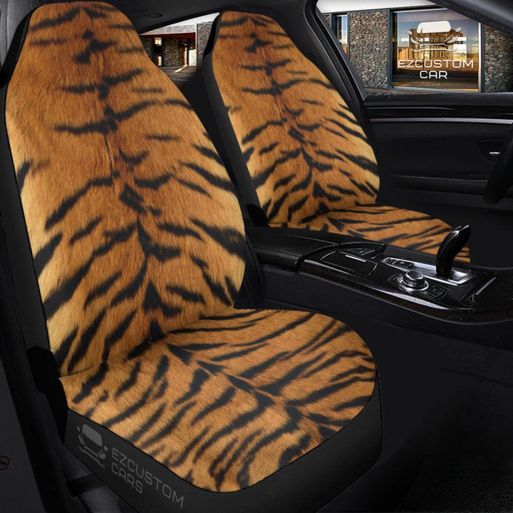 Tiger Skin Car Seat Covers Custom Animal Car Accessories - EzCustomcar - 3