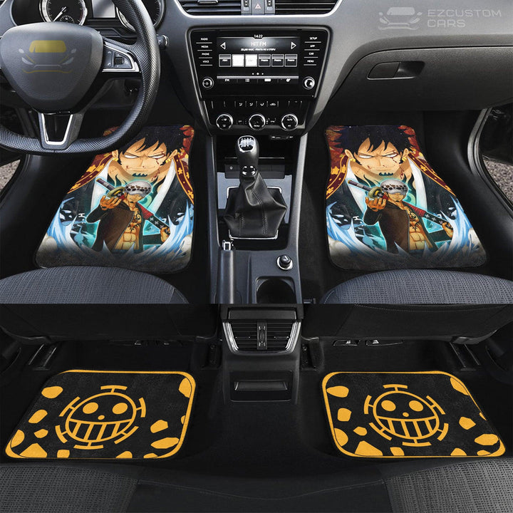 Trafalgar Law One Piece Car Floor Mats Custom Anime Car Accessories - EzCustomcar - 4