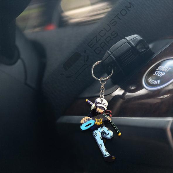 Trafalgar Law Keychains Custom One Piece Anime Car Accessories - EzCustomcar - 4