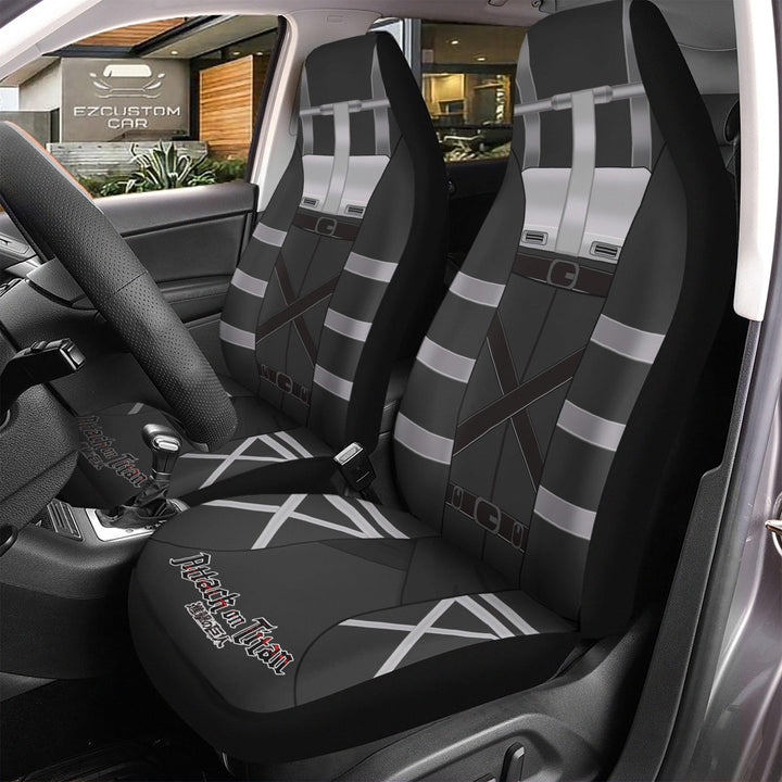 Attack on Titan The Final Season Uniform Car Seat Covers Custom Anime Car Accessories - EzCustomcar - 3