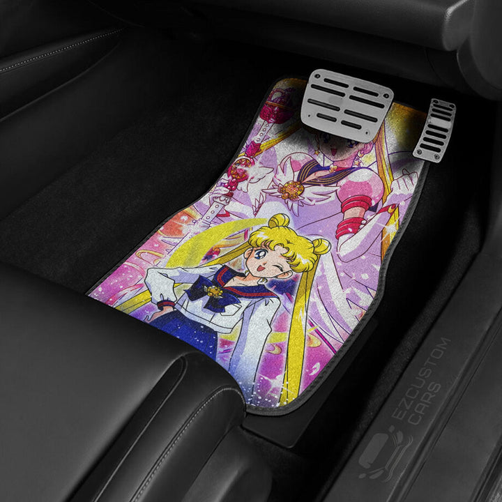 Usagi Tsukino Car Floor Mats Custom Sailor Moon Car Accessories Anime Christmas Gifts - EzCustomcar - 3