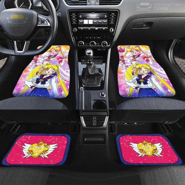 Usagi Tsukino Car Floor Mats Custom Sailor Moon Car Accessories Anime Christmas Gifts - EzCustomcar - 4