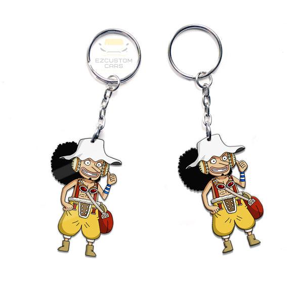God Usopp Keychains Custom One Piece Anime Car Accessories - EzCustomcar - 3