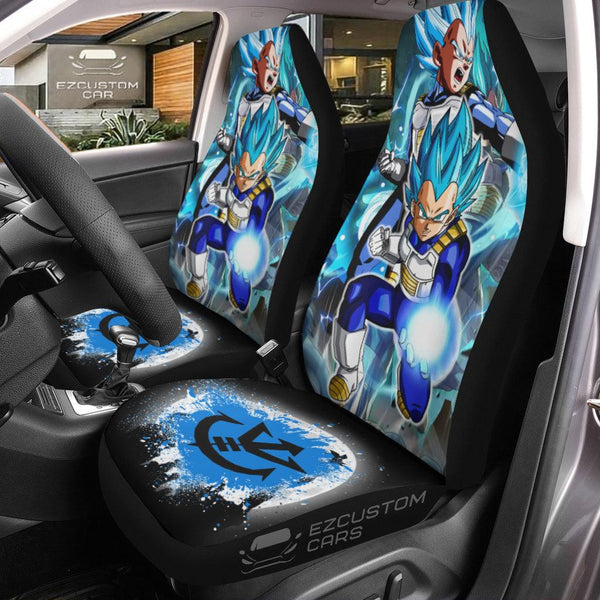 Vegeta Car Seat Covers Custom Anime Dragon Ball Car Accessoriesezcustomcar.com-1