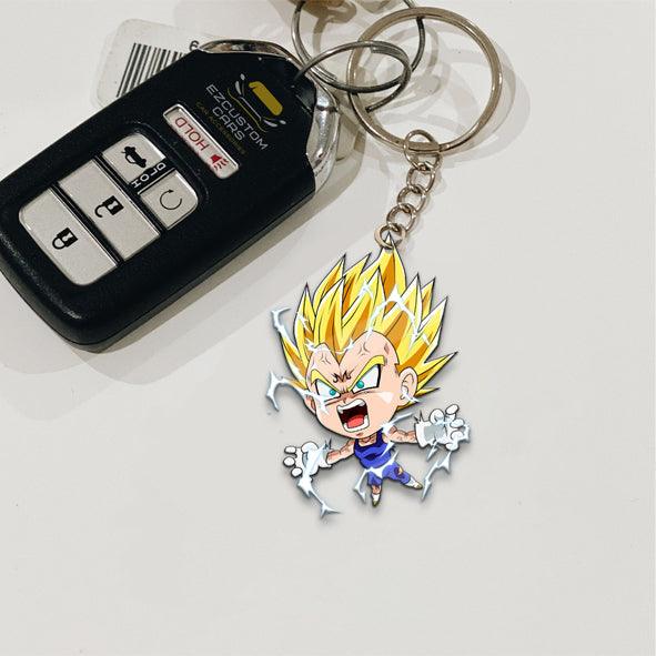 Vegeta Majin Keychains Custom Dragon Ball Anime Car Accessories - EzCustomcar - 2