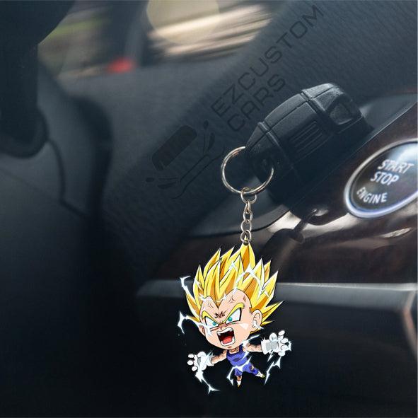 Vegeta Majin Keychains Custom Dragon Ball Anime Car Accessories - EzCustomcar - 4