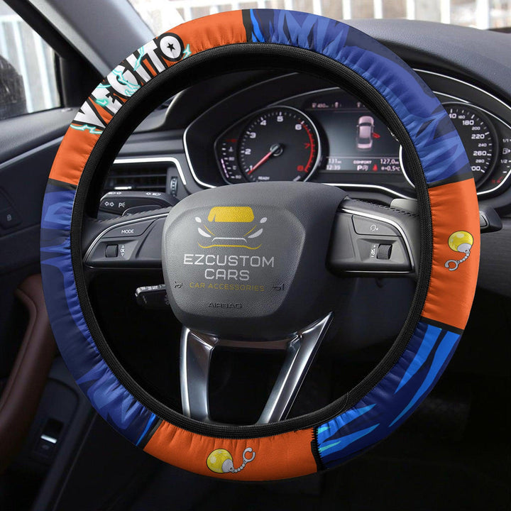 Vegito Dragon Ball Steering Wheel Cover Custom Anime Car Accessories - EzCustomcar - 3