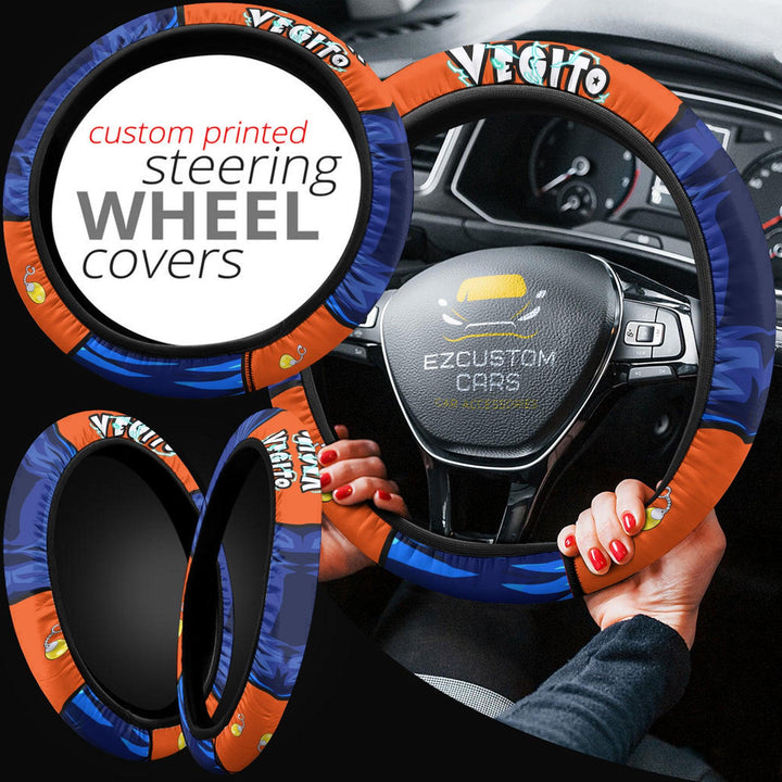 Vegito Dragon Ball Steering Wheel Cover Custom Anime Car Accessories - EzCustomcar - 4