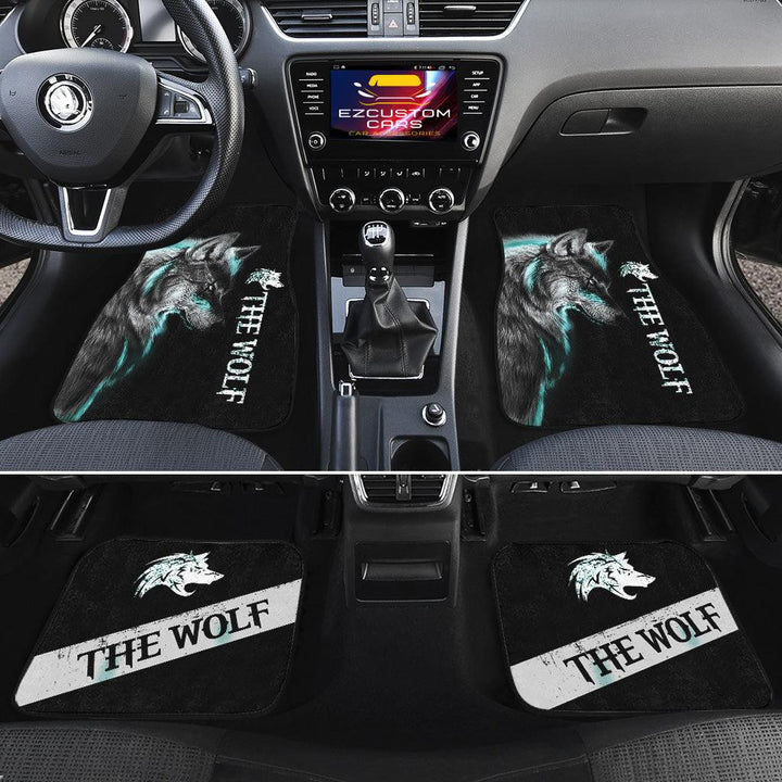 Colorful Wolf Car Floor Mats Custom Animal Car Accessories-ezcustomcar-12