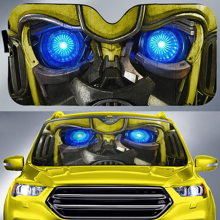Angry Eye Transformer Car Windshield Sun Shade Custom Movies Transformer Car Accessories - EzCustomcar - 1