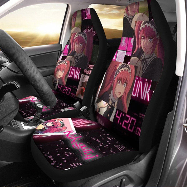 Yumemi Yumemite Kakegurui Anime  Car Seat Coversezcustomcar.com-1