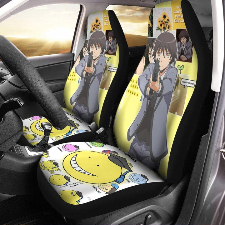 Yuuma Isogai Car Seat Covers Assassination Classroomezcustomcar.com-1