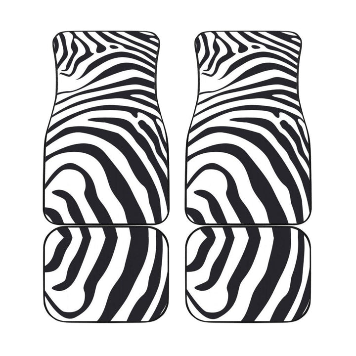 Zebra Skin Car Floor Mats Custom Animal Car Accessories-ezcustomcar-1