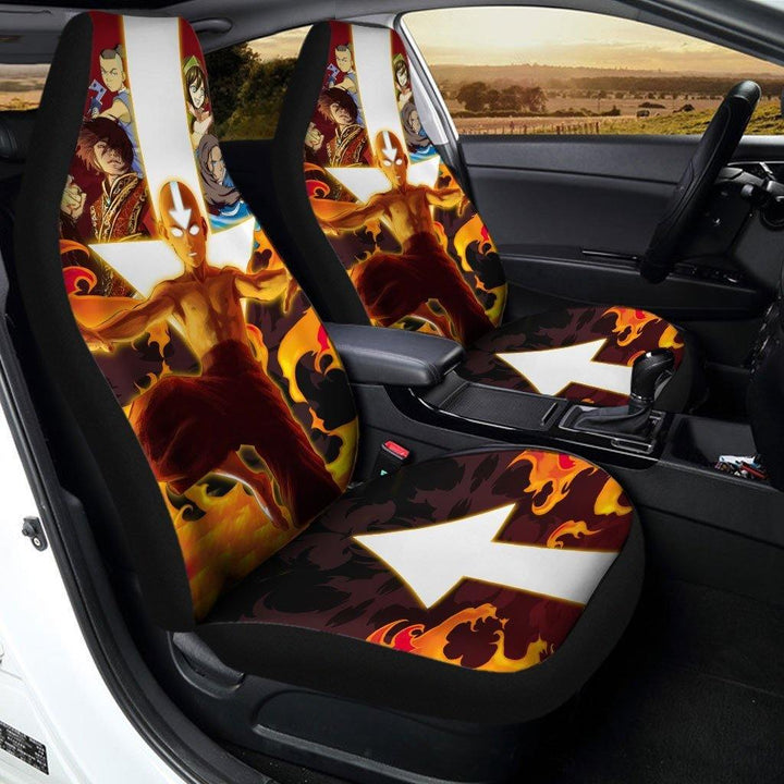 Aang Car Seat Covers Custom Avatar: The Last Airbender Anime - Customforcars - 3