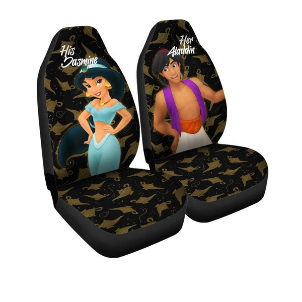 Aladdin and Jasmine Car Seat Covers The Best Valentine's Day Giftsezcustomcar.com-1