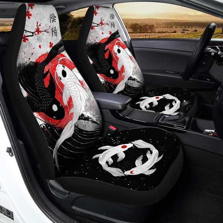 Amazing Koi Fish Custom Car Seat Covers - Customforcars - 3