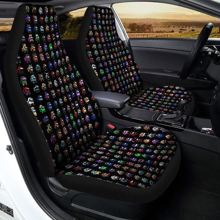 Among Us Pattern Car Seat Covers - Customforcars - 2
