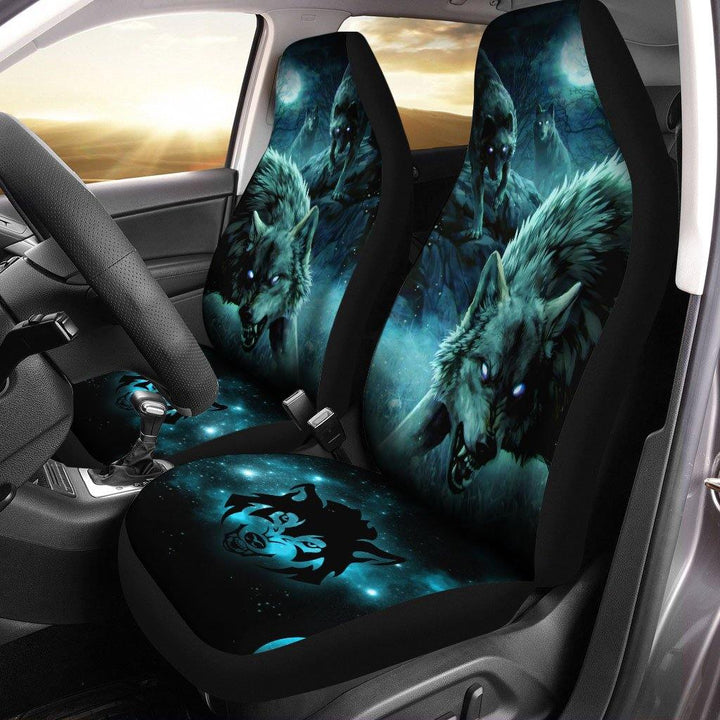 Angry Wolves Car Seat Coversezcustomcar.com-1