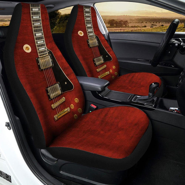 Anniversary Guitar Car Seat Covers - Customforcars - 2