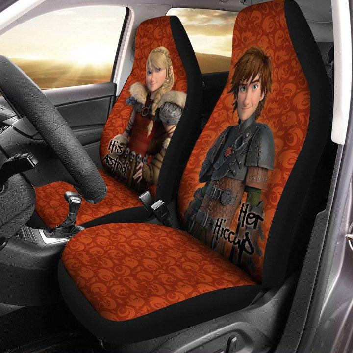 Astrid and Hiccup HTTYD Car Seat Covers The Best Valentine's Day Gifts - Customforcars - 2