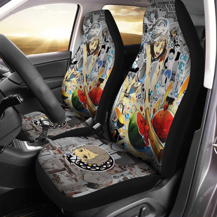 Atsushi Car Seat Covers Bungou Stray Dogsezcustomcar.com-1