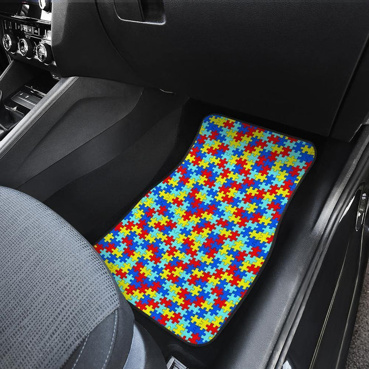 Austim Pattern Car Floor Mats - ezcustomcars - 3
