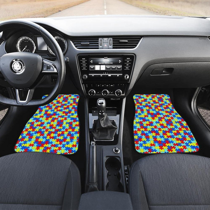 Austim Pattern Car Floor Mats-ezcustomcar-1