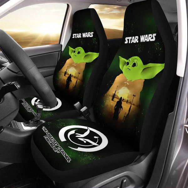 Baby Yoda Star Wars Custom Car Seat Coversezcustomcar.com-1