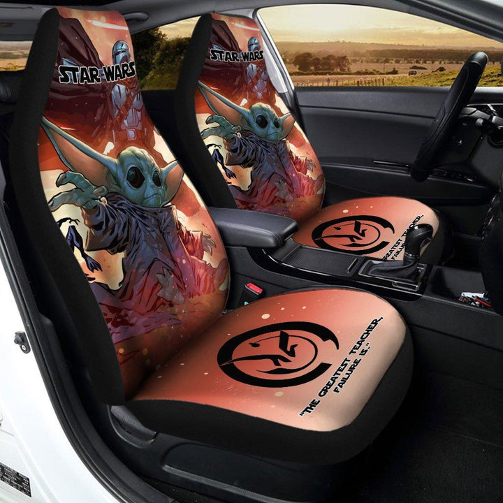 The Mandalorian Baby Yoda Car Seat Covers Movies - Customforcars - 2