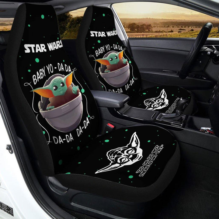 Baby Yoda Car Seat Covers The Mandalorian Movies - Customforcars - 2