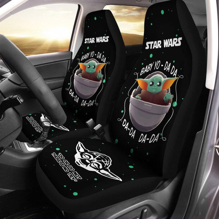 Baby Yoda Car Seat Covers The Mandalorian Moviesezcustomcar.com-1