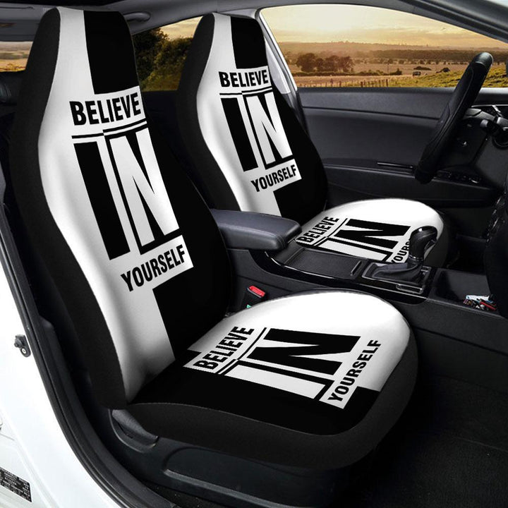 Believer In Your Self Car Seat Covers - Customforcars - 2