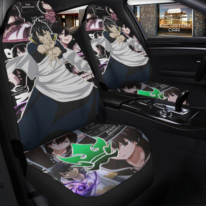 Zeref Dragneel Car Seat Covers Fairy Tail Anime Car Accessories - Customforcars - 3