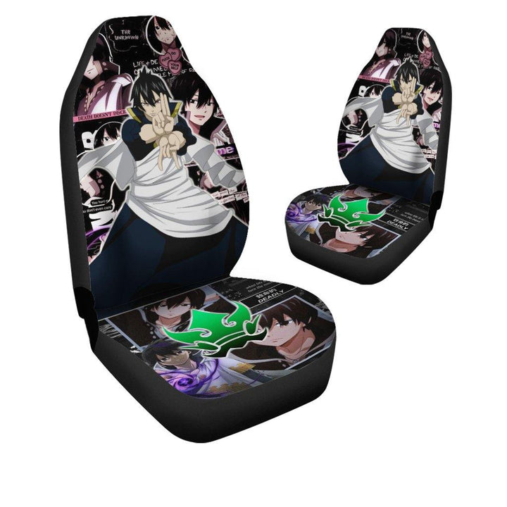 Zeref Dragneel Car Seat Covers Fairy Tail Anime Car Accessories - Customforcars - 4