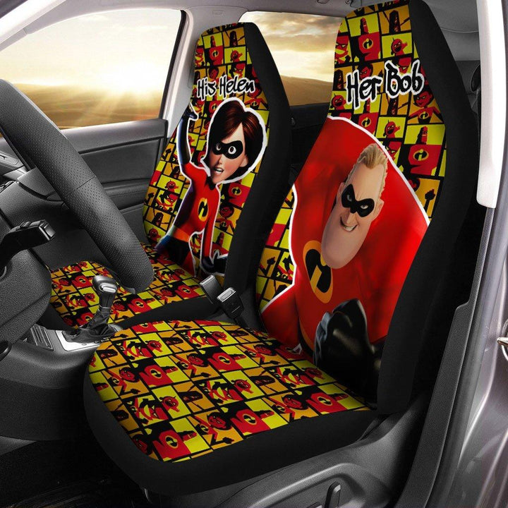 Bob and Helen The Incredibles Car Seat Covers The Best Valentine's Day Gifts - Customforcars - 2